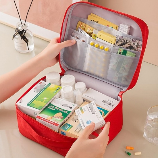 Органайзер аптечка дорожня для зберігання ліків 24см Вінниця - фото 4