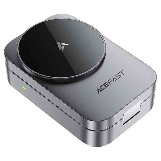 Беспроводное зарядное устройство ACEFAST E22 Desktop 3-in-1 Wireless Charging holder Metal Gray Одесса
