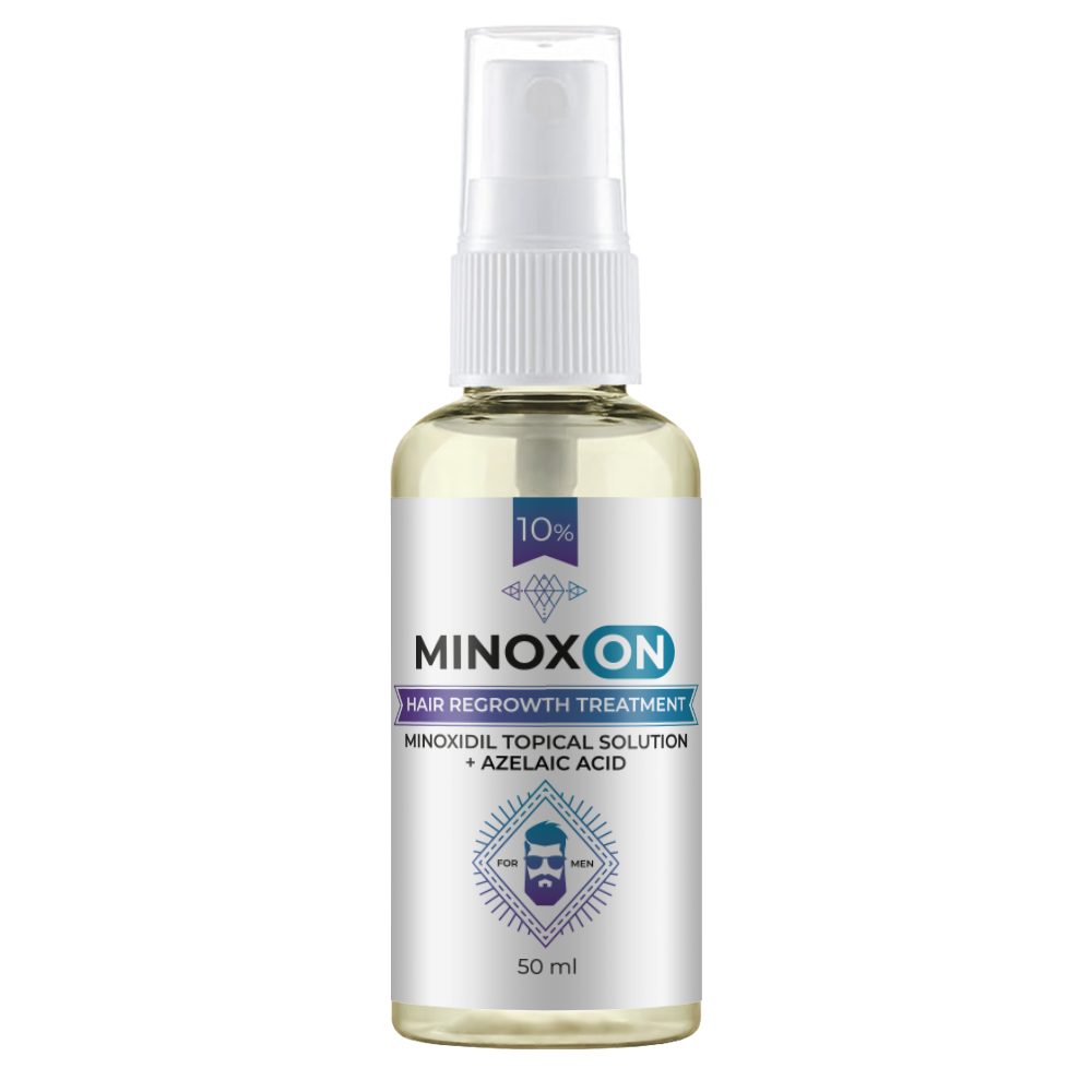 Чоловічий лосьйон для росту волосся Minoxidil 10% Minoxon 50 мл Київ - фото 1