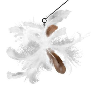 Іграшка для котів WAUCAT Fun Teaser дражнилка на присосці з пером 800 мм Вінниця - фото 2