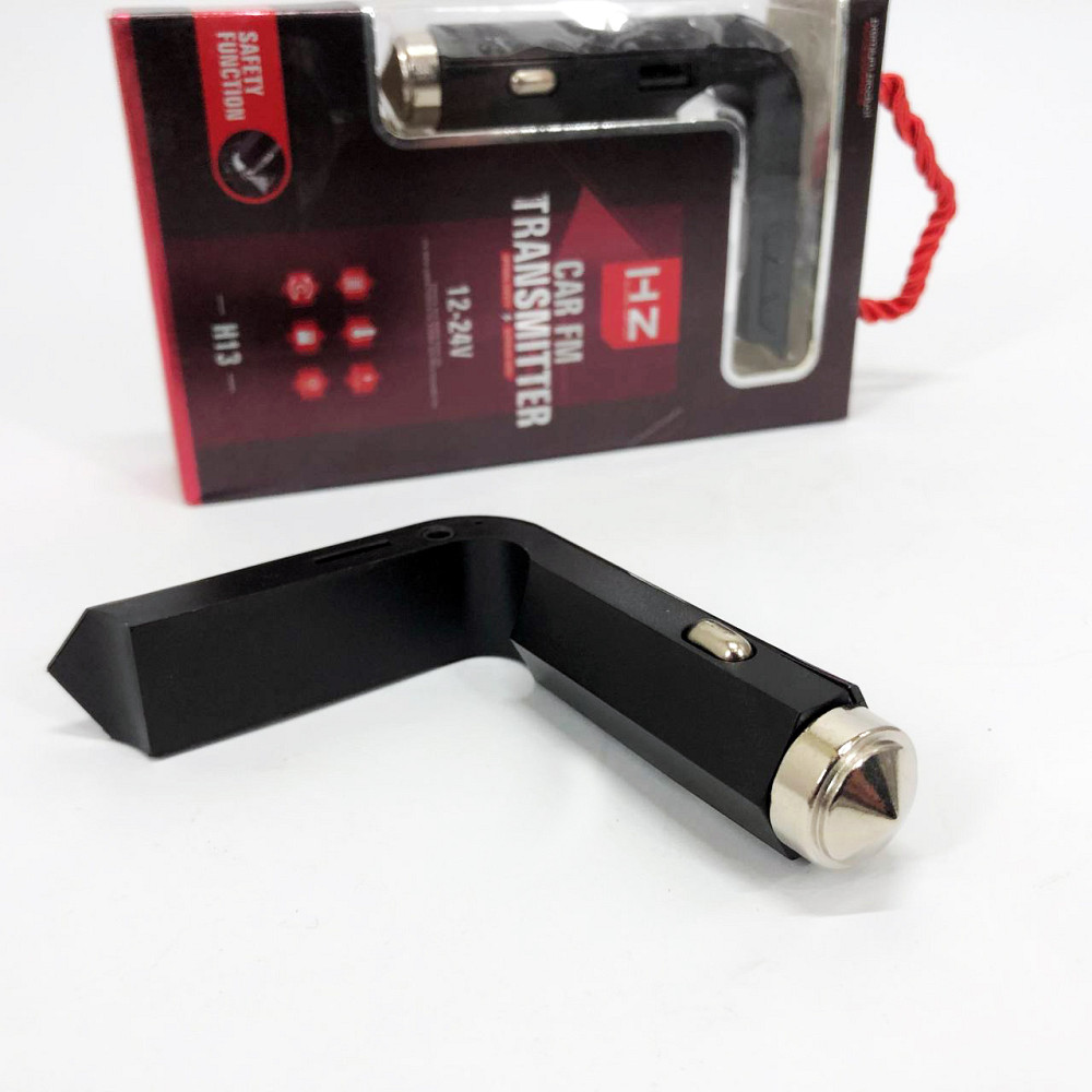 Трансмітер з зарядкою для телефону від прикурювача HZ H13 LCD AUX/USB, Якісний модулятор для автомобіля MU-27 Львів - фото 15