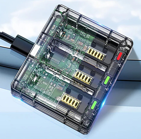 Зарядка GoPro 13 на три акумулятори Telesin S0-BCG-12-TGP Київ - фото 5