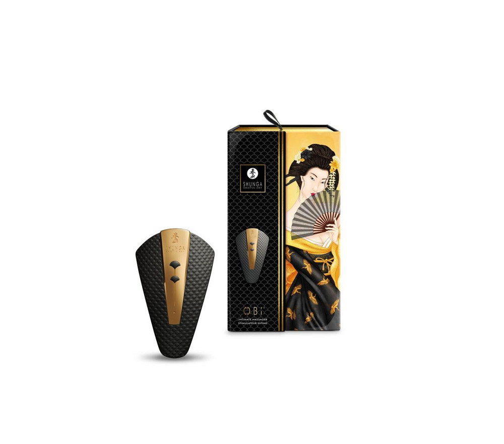 Клиторальный вибратор Shunga Obi Black Sex Aura Киев - изображение 7