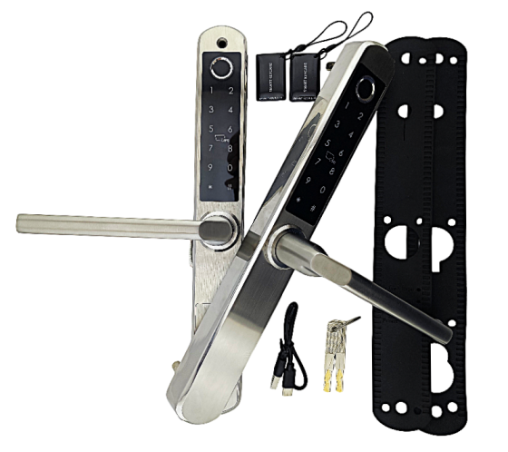 PES Dual сірий дверний розумний замок Київ