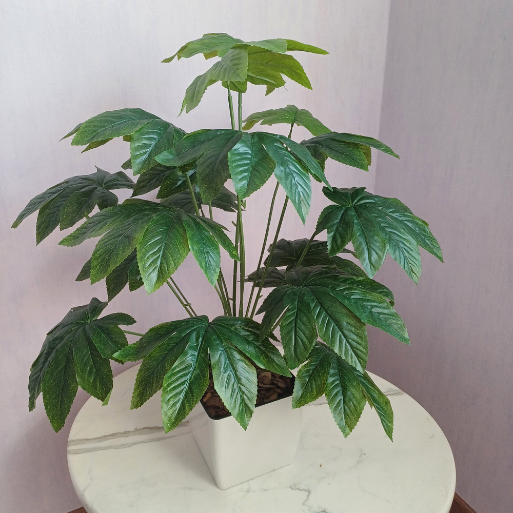 Штучний кущ Фатсіі із латексу Дніпро - фото 1