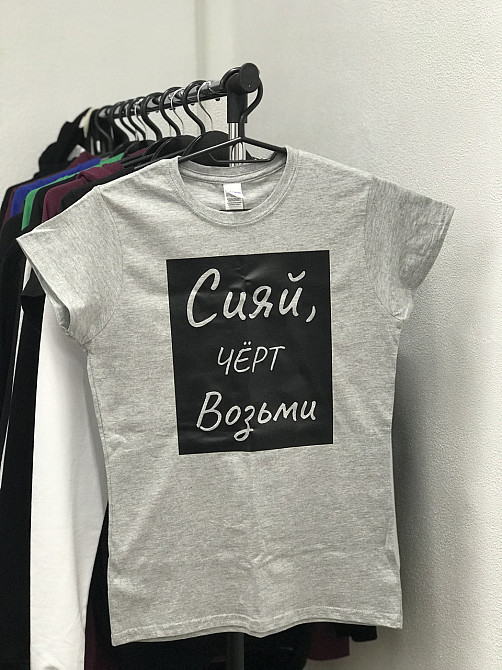 Футболка unisex с принтом - 