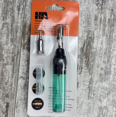 Паяльник газовый портативный 3 насадки 8мл горелка для пайки и ремонта Киев