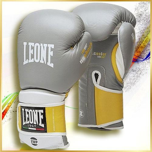 Боксерські рукавиці Leone Tecnico Grey 10 унцій натуральна шкіра, пінно-гелевий наповнювач, анатомічний крій, система вентиляції Київ - фото 8