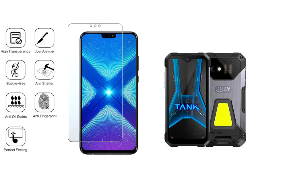 Защитное стекло NeoGlass для Unihertz Tank Mini – ультрапрозрачное и устойчивое Киев - изображение 4
