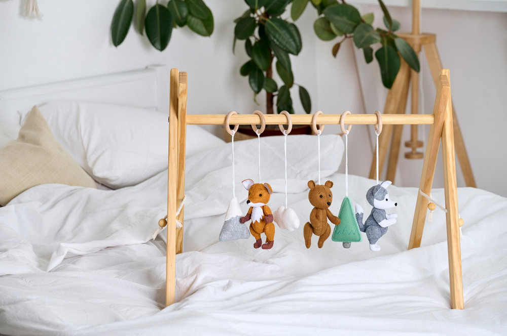 Підлоговий мобіль Дитячий тренажер “Лісова галявинка” Київ - фото 4