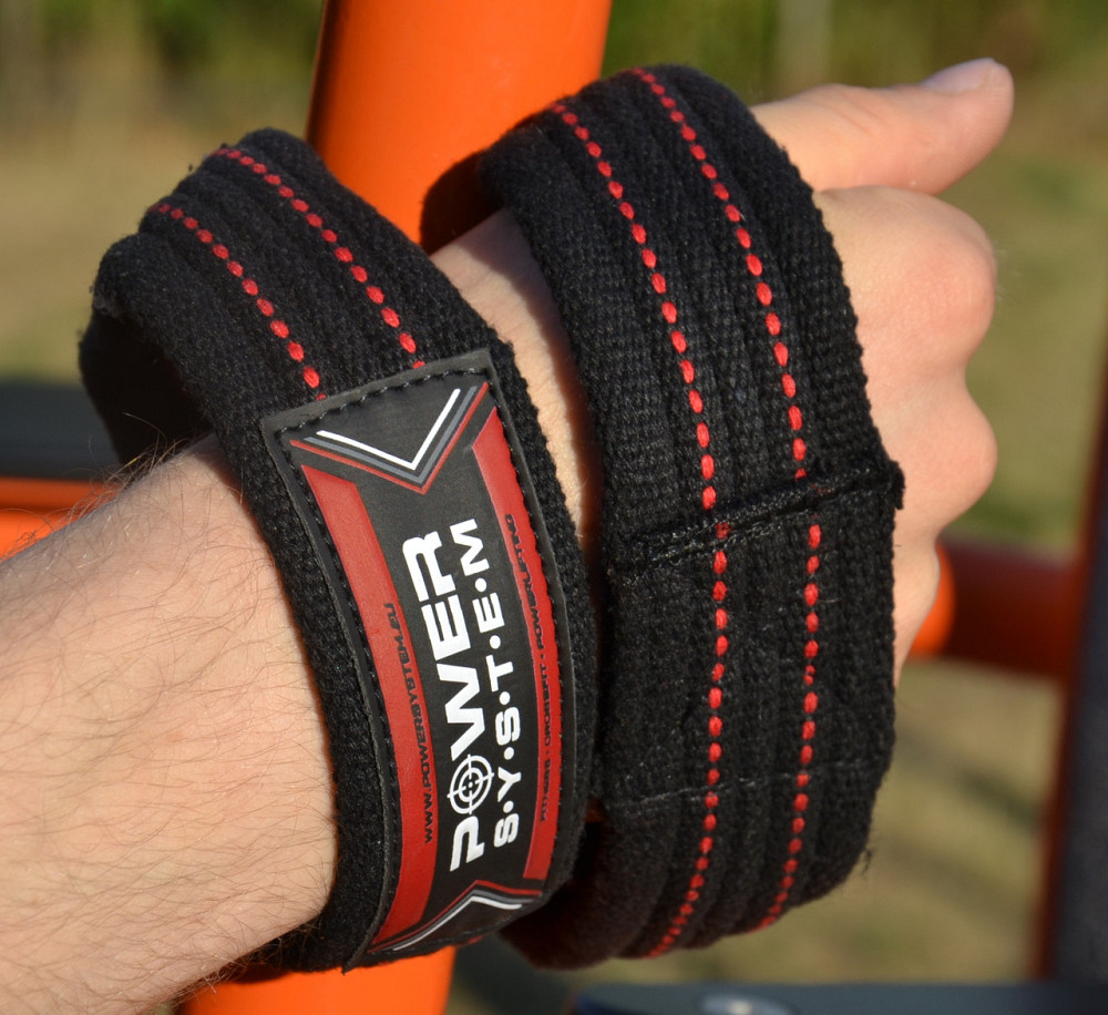 Лямки для тяги (вісмірка) Power System PS-3405 Figure 8 Black/Red L/XL Київ - фото 5