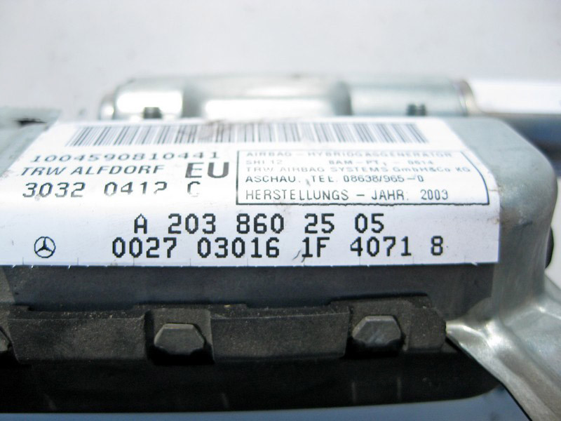 Mercedes-Benz  A2038602505 Подушка безпеки передніх лівих дверей C-Class W203 Одеса - фото 3