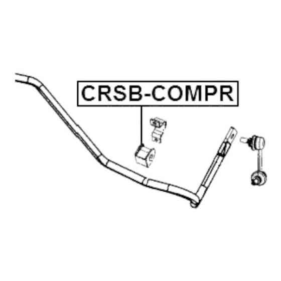 Задня втулка Jeep CompAS-PLs, PatRiot, Dodge Caliber 06- (d-18 мм) FEBEST стабілізатора Мукачево
