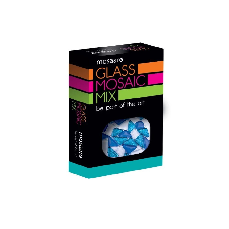 Дитячий набір для творчості "Мозаїчний мікс" MA5001 блакитний, білий, блакитний з глітером Вінниця - фото 1