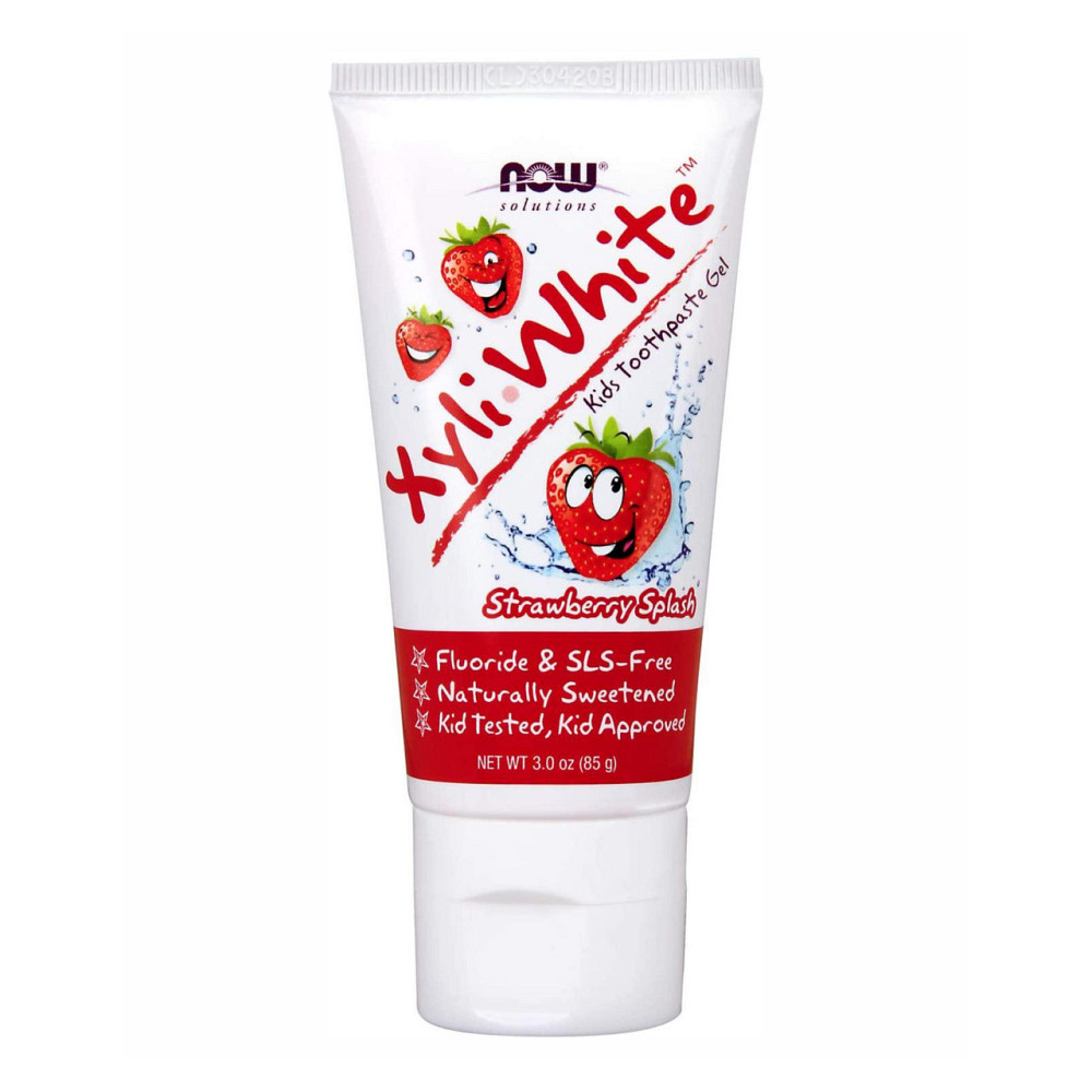 Xyli White kids toothpaste gel - 85 g strawberry splash Киев - изображение 1