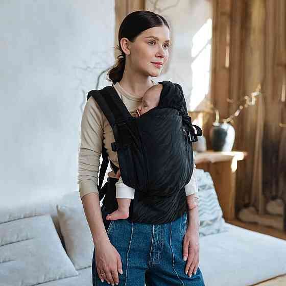 Ерго-рюкзак Love & Carry® ONE Cotton+Bamboo Трюфель Київ