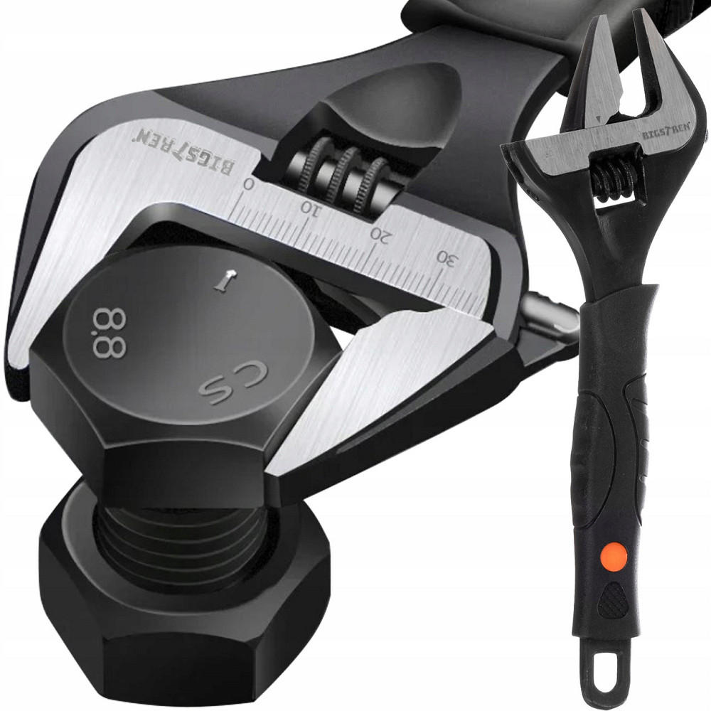 Торцовый ключ разводной диапазон регулировки 0–35 мм Bigstren (24283) Нововолынск - изображение 1