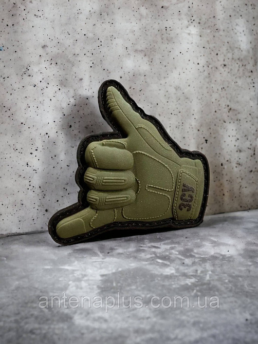 “Shaka” 3D шеврон \ патч олива Киев - изображение 2