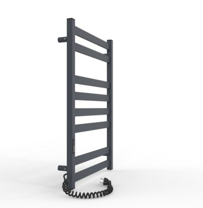 Електрична рушникосушка Laris Зебра Кватро ЧФ (ГМ) 8 500х800 Э ліве підкл. R3, графіт Київ - фото 6