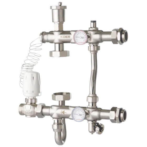 Змішувальний вузол Koer KR.S1021 (з байпасом) 1 "НР SUS304 (KR2955) Київ