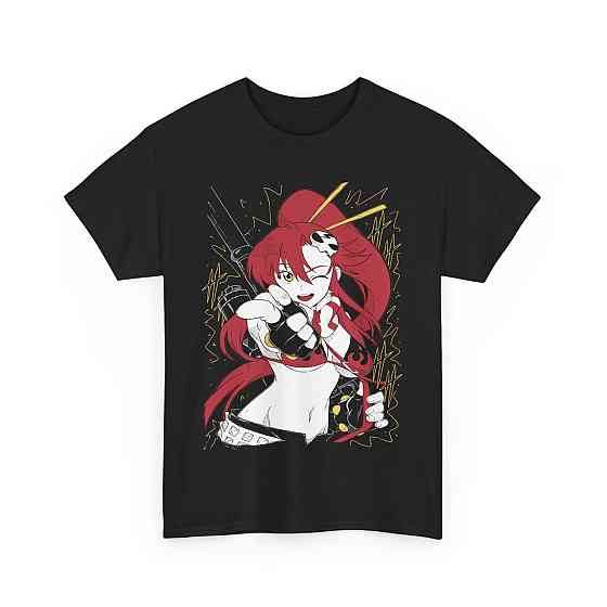 Футболка для хлопчика з аніме принтом Аніме Гіфт Йоко Тенген оверсайз (зріст від 165 до 180) Чорний AnimeJ0521m Дніпро