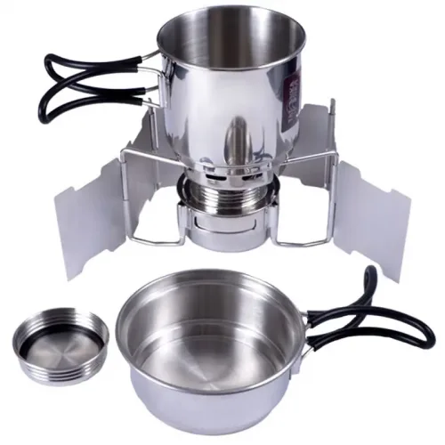 Туристический набор для приготовления пищи Tatonka Alcohol Burner Set 4133.000 Винница - изображение 2
