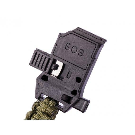 Браслет тактичний Besta NanoBand Profi 6 в 1 (компас, ліхтарик, кремінь, свисток, різак, ремінець) Вінниця - фото 16