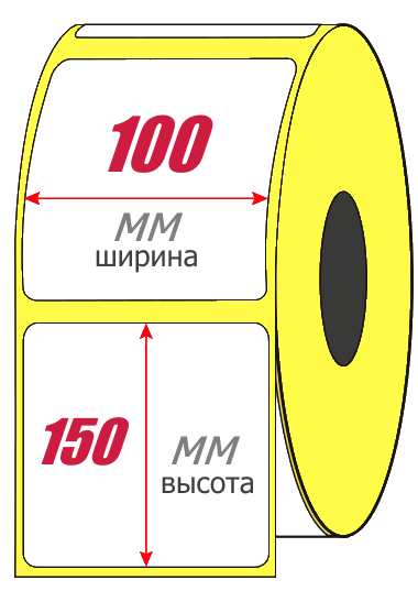 Термоетикетка TEco 100 мм х 150 мм /480 шт. Павлоград - фото 4