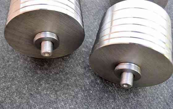 Гантелі набірні 2 по 60 кг Гантелі, гирі, штанги та диски металеві без покриття Київ