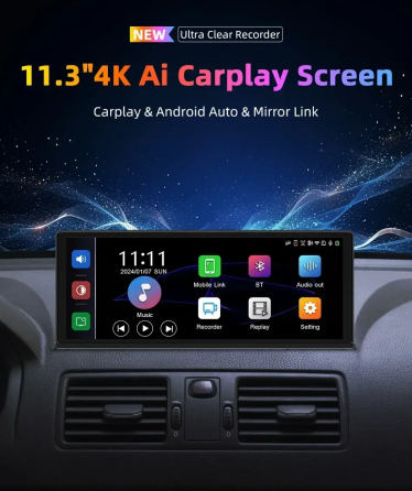 Автомобільний монітор DVR T132 12.3'' Auto CarPlay (1 камера) Wi-Fi Bluetooth FM Вінниця