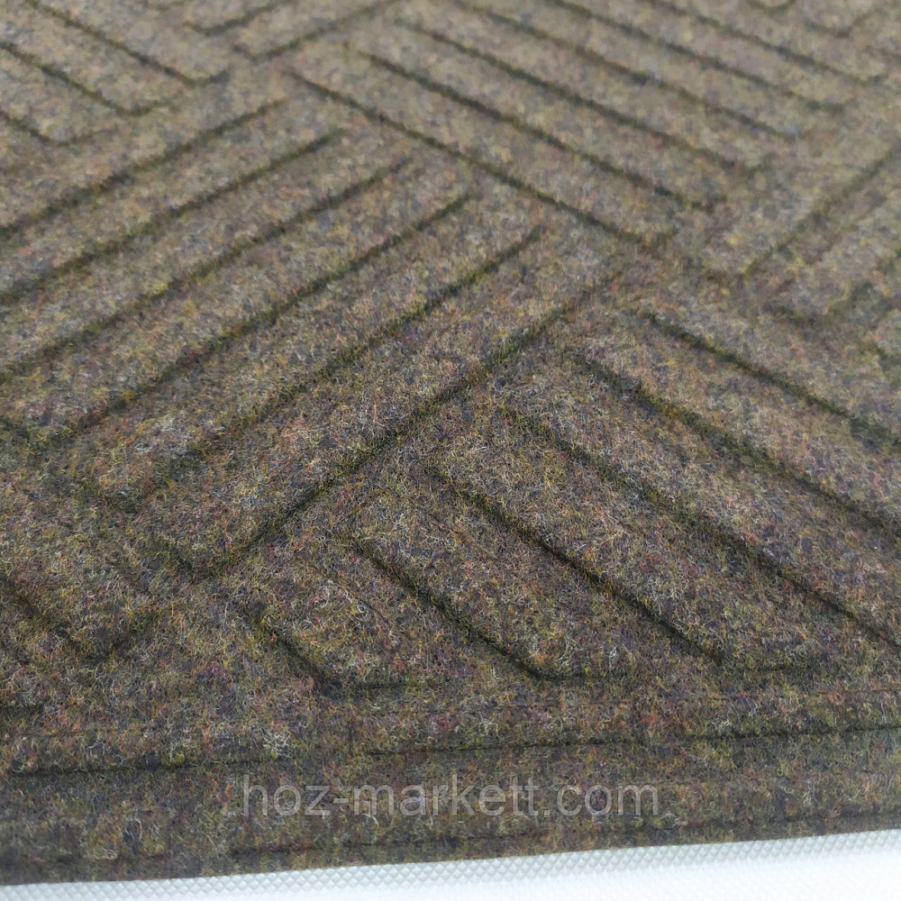 Коврик 90 х 60 см прорезиненный с ворсом в прихожую болотный Харьков - изображение 6