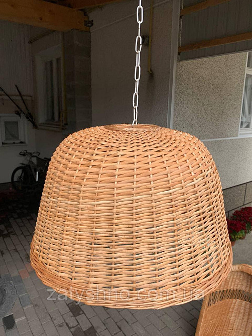 Люстра плетеная подвесная из лозы Киев - изображение 6