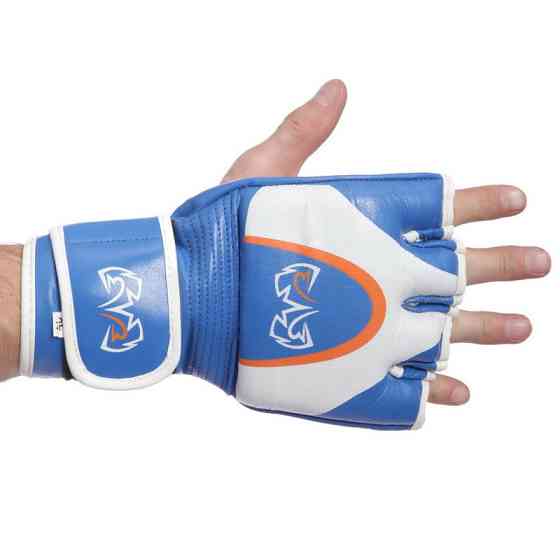 Рукавички для змішаних єдиноборств MMA шкіряні RIV MA-3305 розмір S-XL кольори в асортименті Рукавички для боксу та єдиноборств Київ