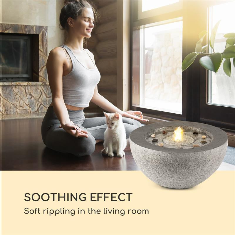 Садовый фонтан Genesis 7W LED освещение полирезина антрацит (Германия, читать описание) Ровно - изображение 5