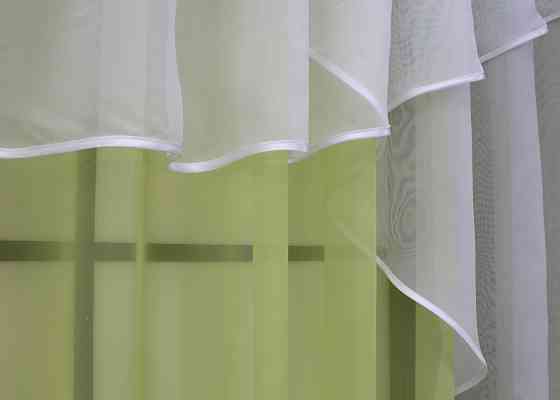 Кухонный комплект VR-Textil № 00к светло-оливковый с белым 280х170 см (59-937) Киев