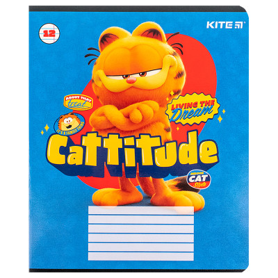 Зошит Kite Garfield, 12 аркушів, лінія (GF24-234) Вінниця - фото 12