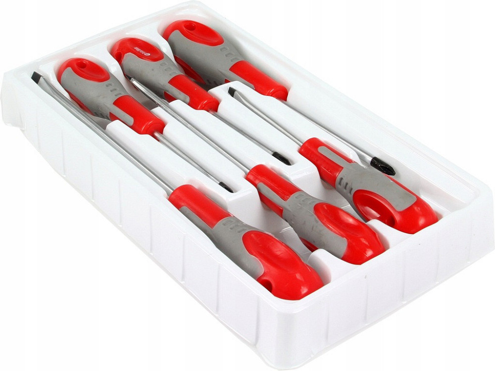 Набор магнитных отверток 6 элементов Mar-Pol (M61001) Сталь Нововолынск - изображение 3