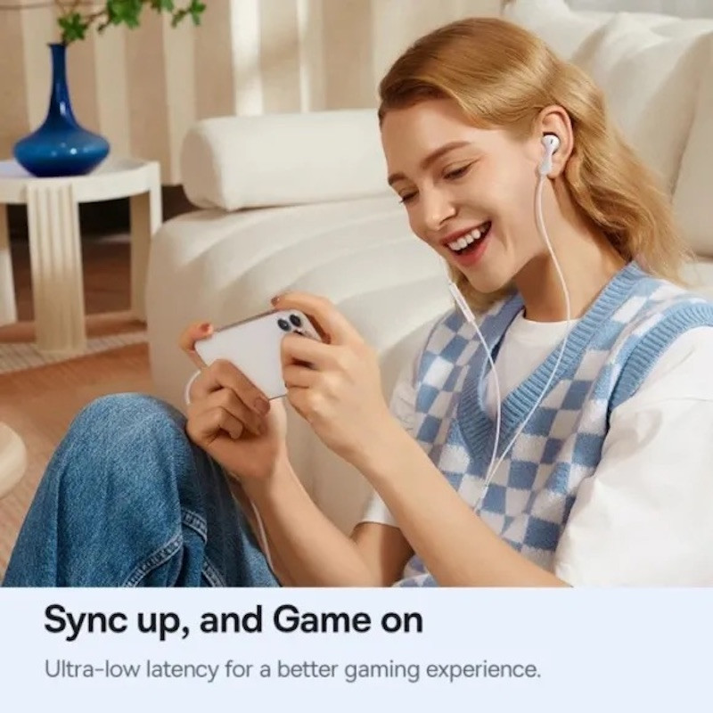 Навушники Baseus Encok HZ20 білий місяць Київ - фото 6