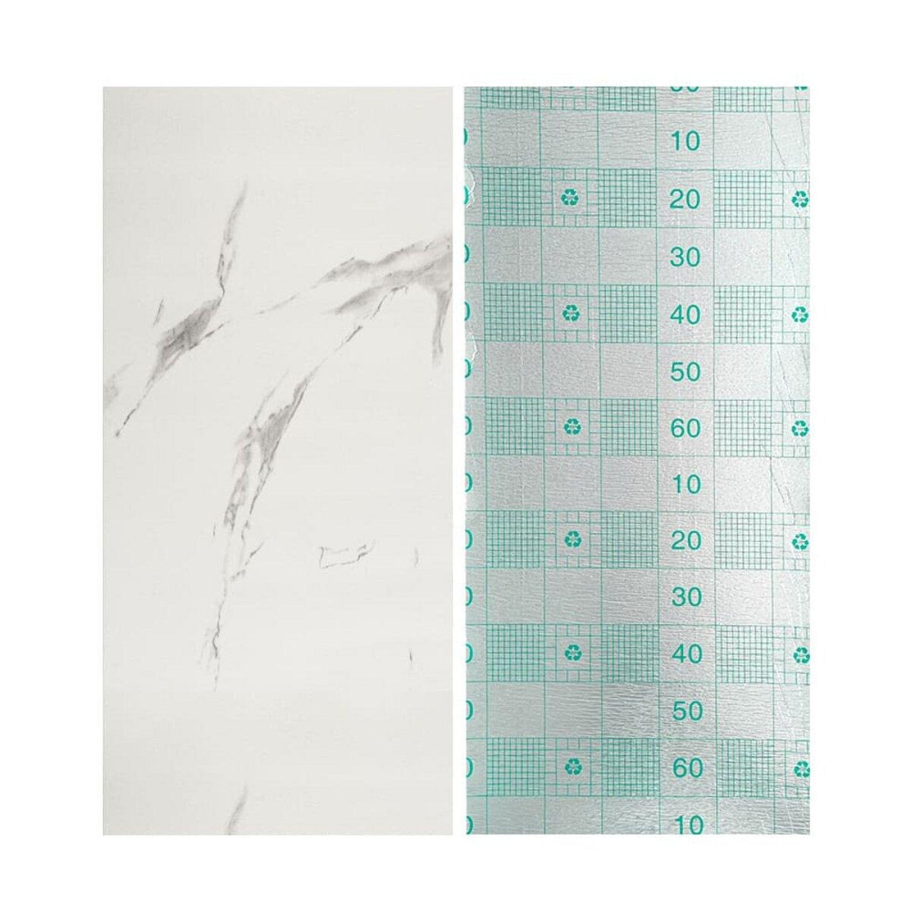 Шпалери на самоклейці 2800х500х1,5мм Білий мармур (D) SW-00001504 Київ - фото 4