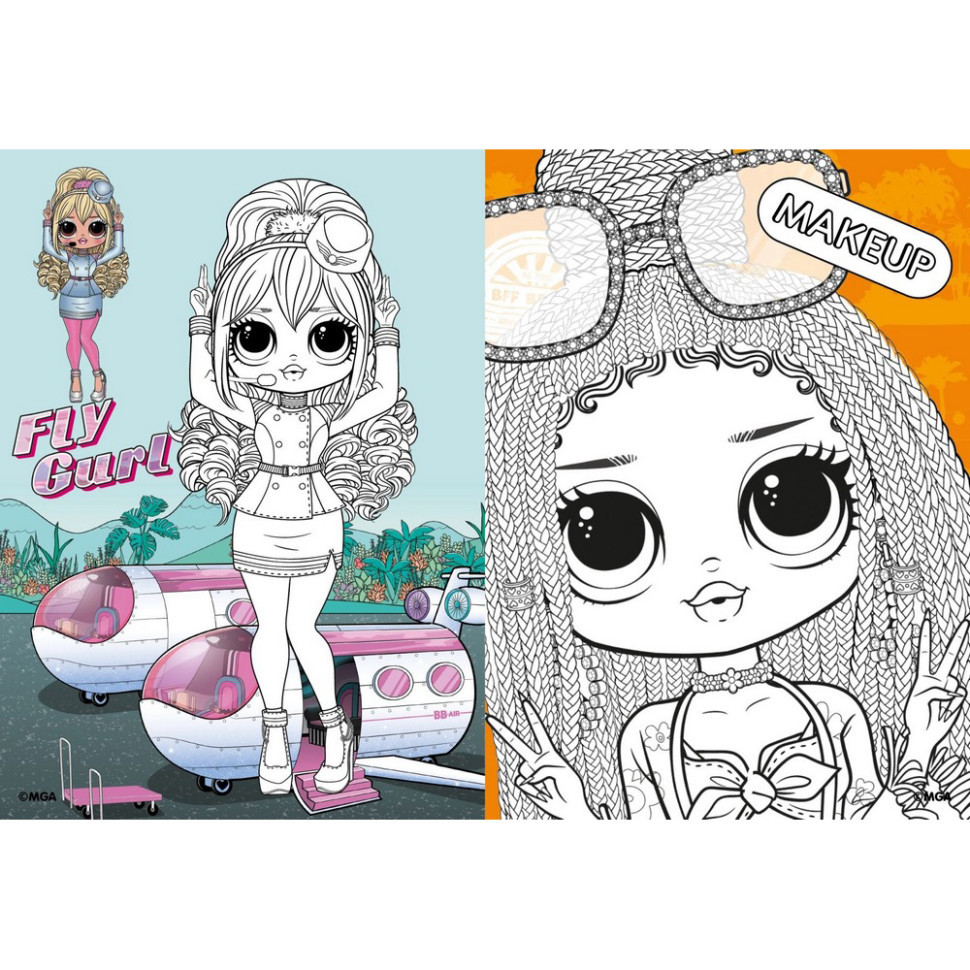 Дитяча книжка-розмальовка "Travel Sunset" LCB6 зі стікерами Вінниця - фото 2