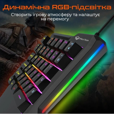 Клавиатура Meetion KB015 USB Black/Orange (MT-KB015-A) Винница - изображение 6