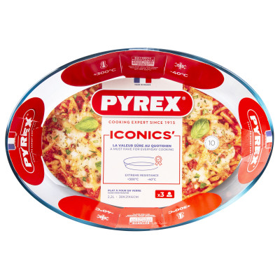 Форма для випікання Pyrex Essentials овальна 30 х 21 х 6 см 2,2 л (345B000/8044) Вінниця - фото 4