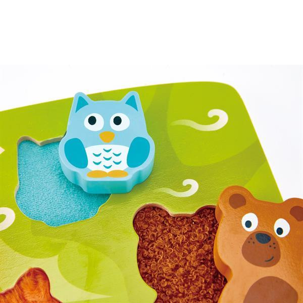 Тактильна рамка-вкладиш Hape Лісові звірята (E1621) Харків - фото 5