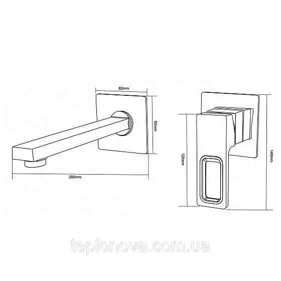 Смеситель для умывальника Globus Lux PIANO GLPN-204-SMART Черновцы