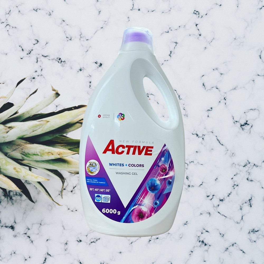 Гель для прання кольорових та білих речей Active Color 6 л. (Аналог порошка Ariel) Виноградов - изображение 3