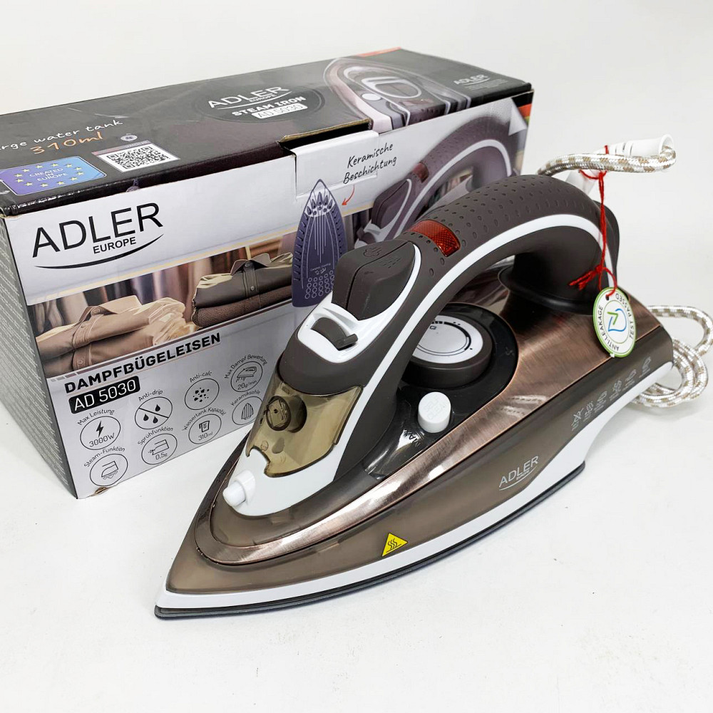 Утюг для глажки деских вещей ADLER, Парой утюг для глажки одежды электрический одежды на пару ZT-48 Львов - изображение 6