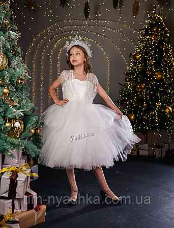 Нарядное белое платье на рост 134-146 Кривой Рог