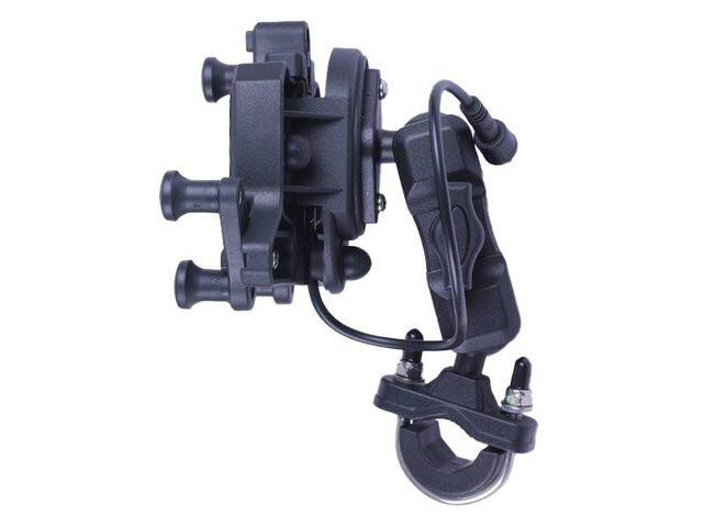 Держатель телефона HFCM-33 (крепление на руль), с беспроводной зарядкой Мукачево - изображение 3