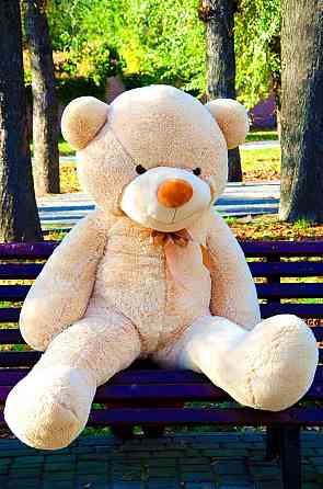 Плюшевий ведмедик М'яка іграшка Рафаель 180 см Бежевий Тернопіль