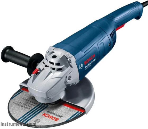 Профессиональная угловая шлифмашина (болгарка) Bosch GWS 2200 : 2200 Вт, 6500 об/мин, диск 230 мм Киев